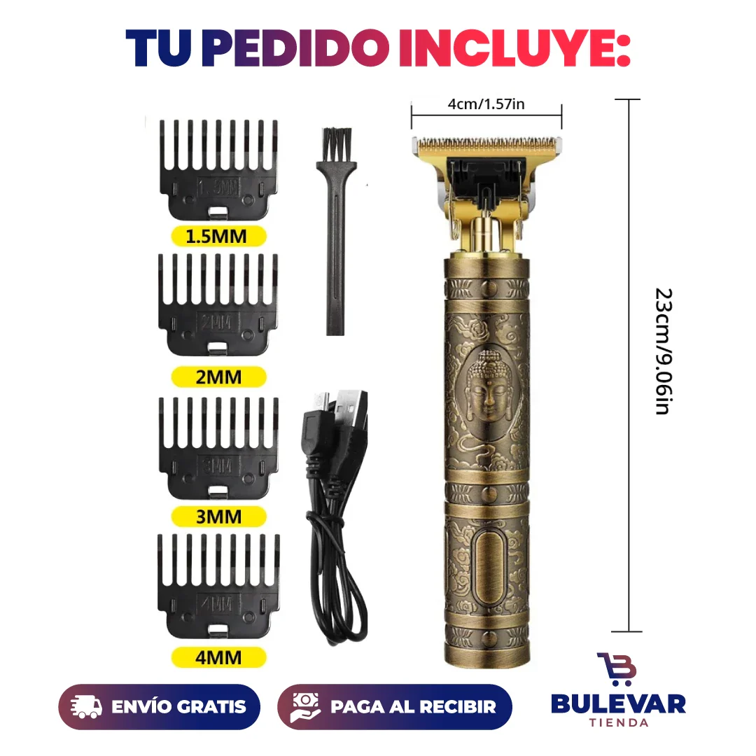 MÁQUINA BARBERA BUDA TRIMMER® PROFESIONAL RECARGABLE - Image 6