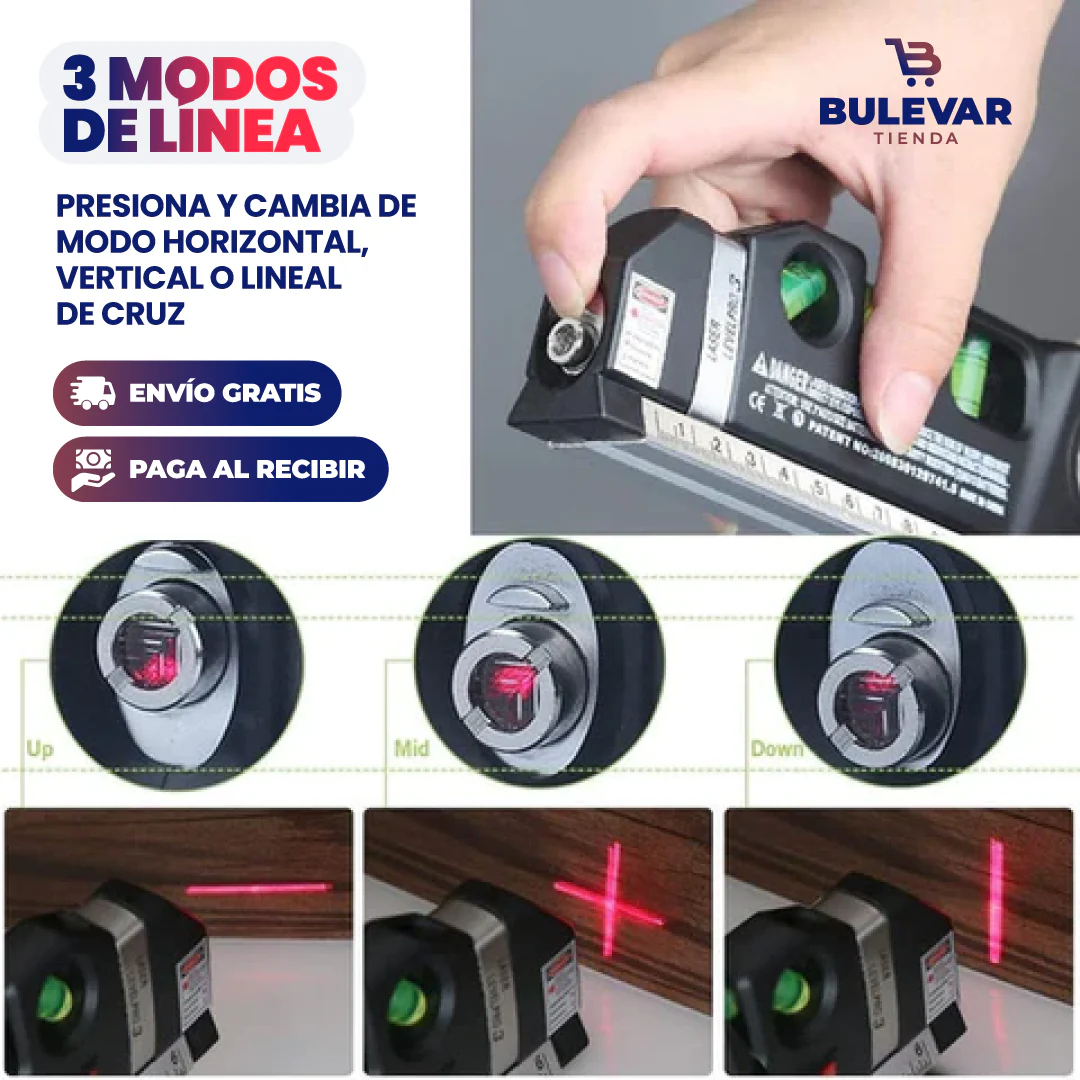 METRO CON NIVEL LASER 4 EN 1 👷‍♂️ - Image 4