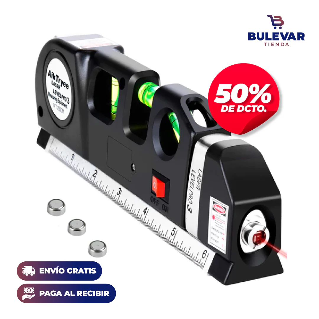METRO CON NIVEL LASER 4 EN 1 👷‍♂️ - Image 5