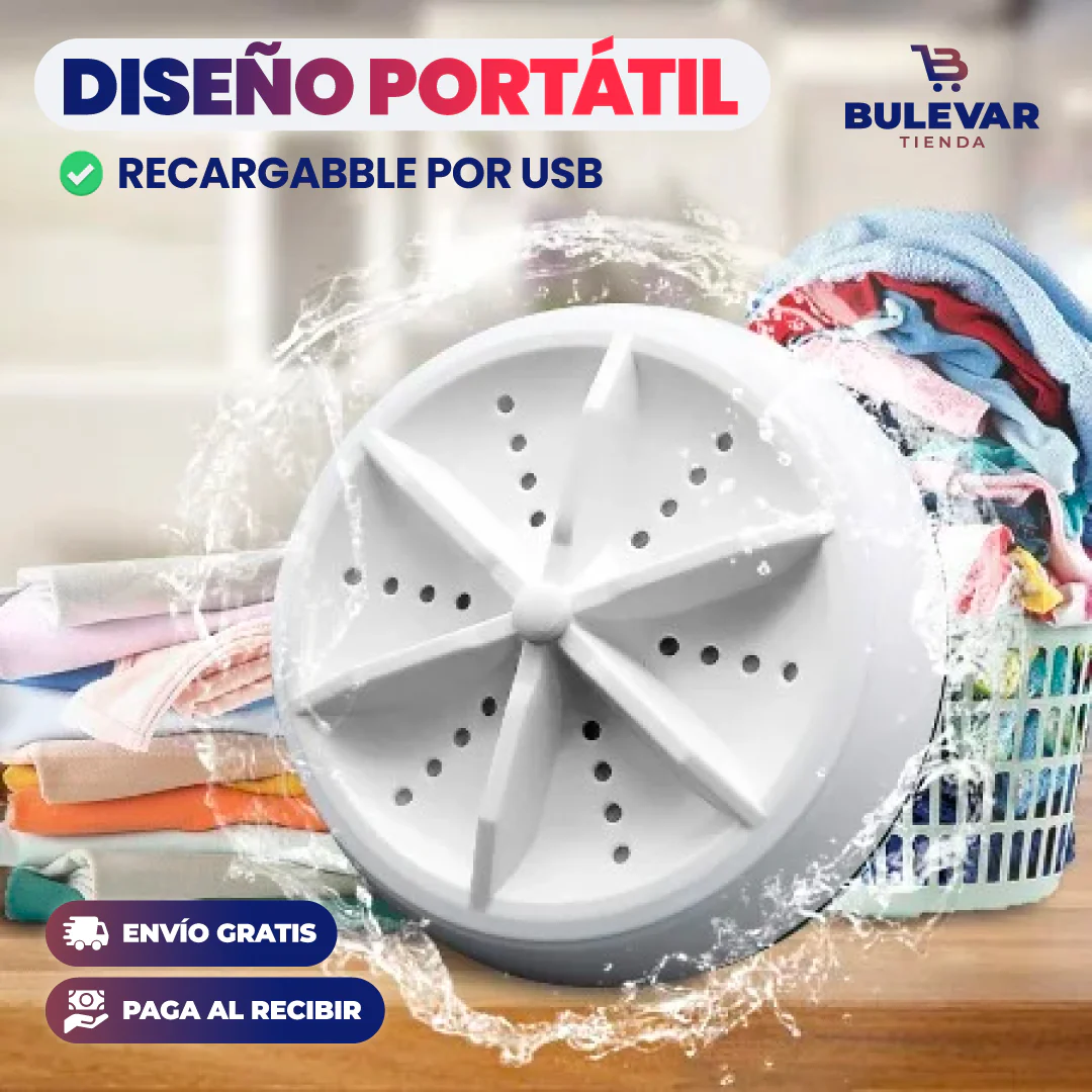 MINI LAVADORA PORTÁTIL (ULTRA - RÁPIDA) - Image 4