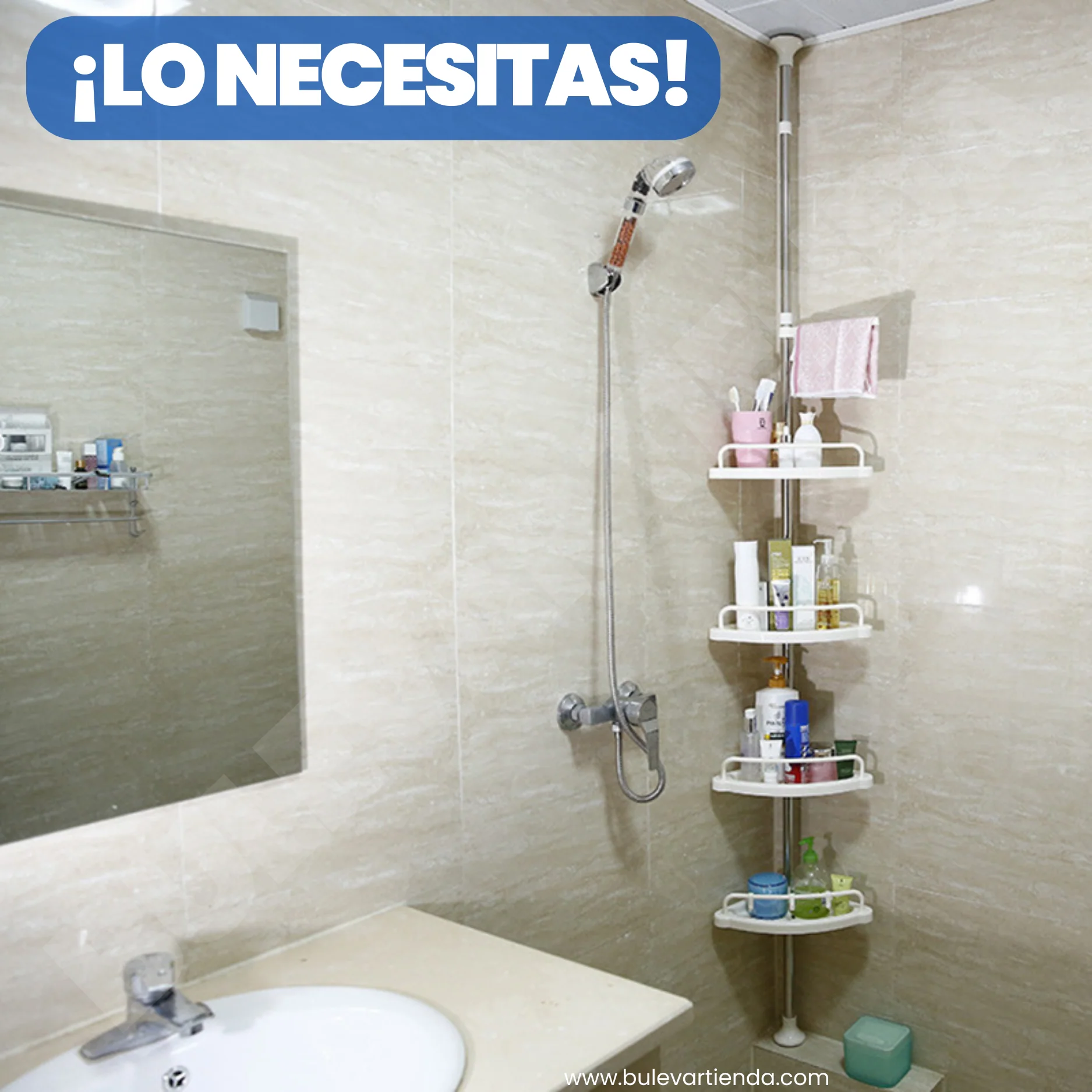 ORGANIZADOR DE 4 NIVELES PARA LA DUCHA - Image 3